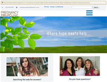 Tablet Screenshot of pregnancyhelpclinic.com